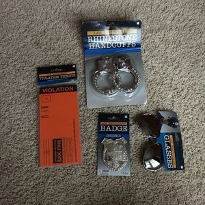 Cop costume accessories